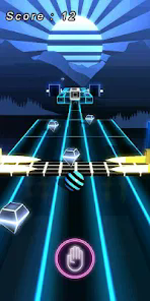 Neon Rolling Ball screenshot
