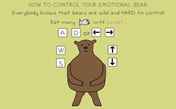 Emotional Bear Crying River Image