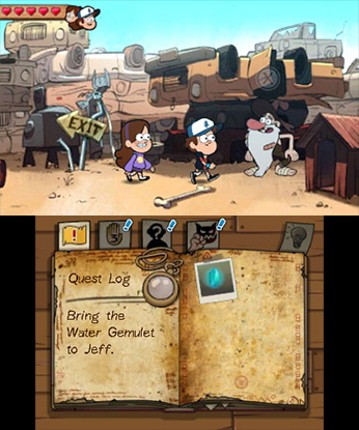 Gravity Falls: Legend of the Gnome Gemulets screenshot