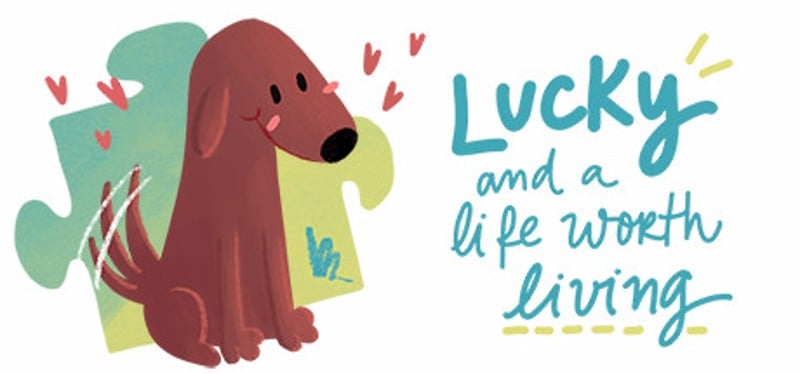 Lucky and a Life Worth Living: A Jigsaw Puzzle Tale Image