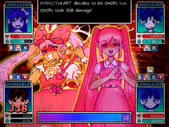 OMORI HEARTDUO BATTLE screenshot