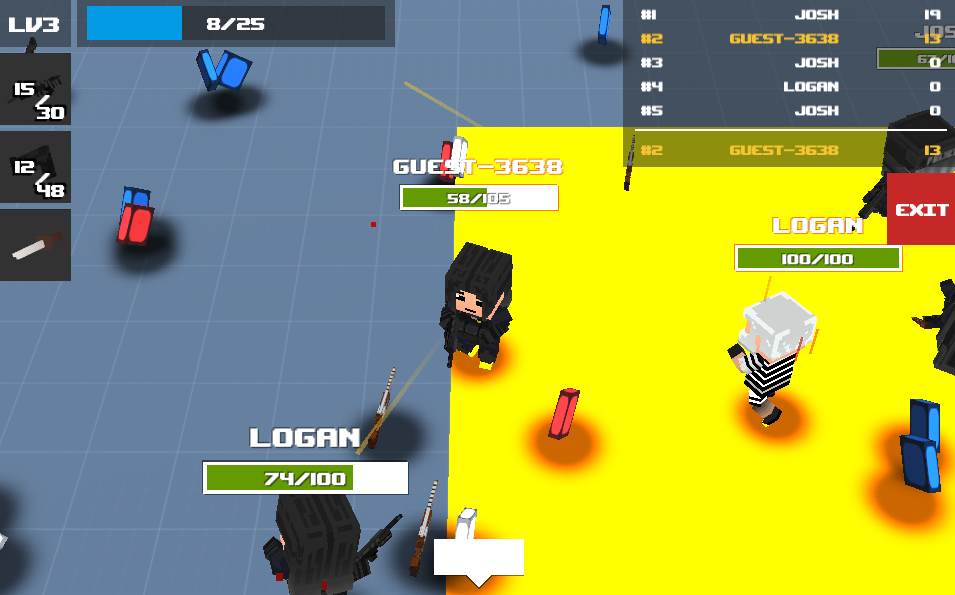 Games like Pixel Shooter.io