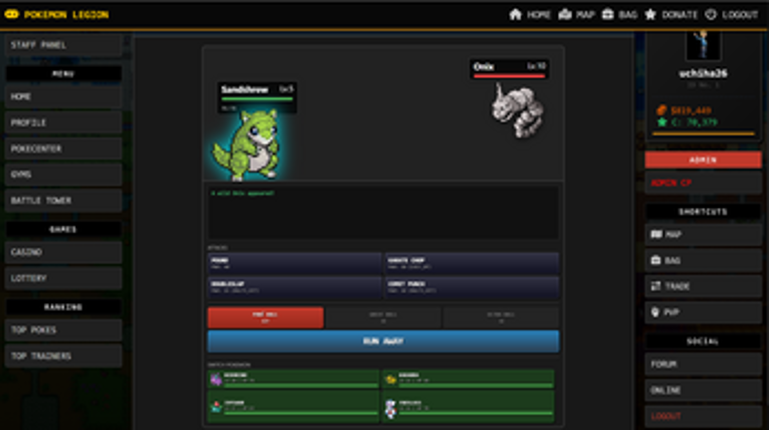 POKEMON LEGION - OPEN WORLD RPG screenshot