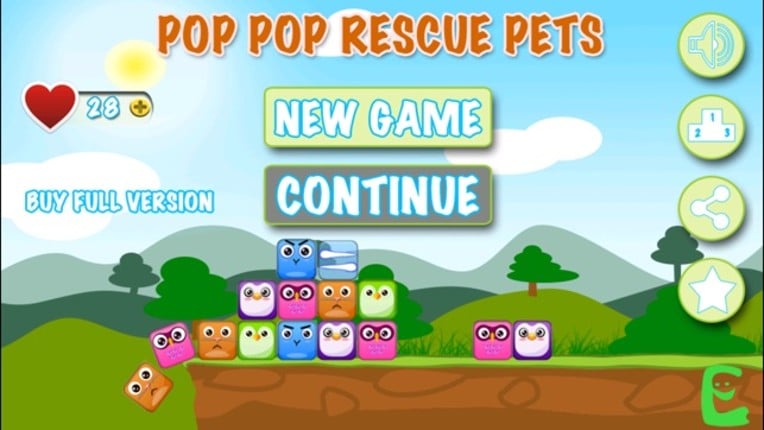Pop Pop Rescue Pets Free - The cute puzzle games screenshot