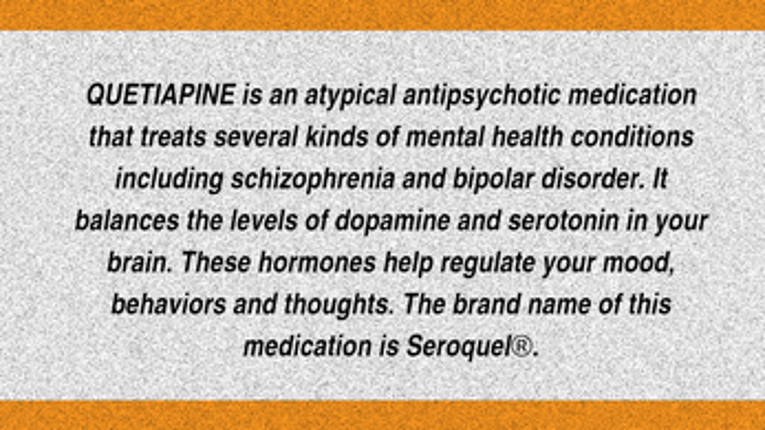 QUETIAPINE screenshot