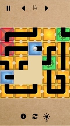 Sliding Puzzle - Guide the Ball Image