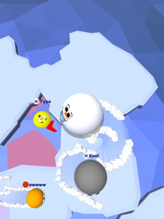 Snow Roll.io screenshot