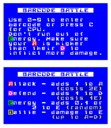 Barcode Battle (ZX Spectrum) by Matthew Begg Image