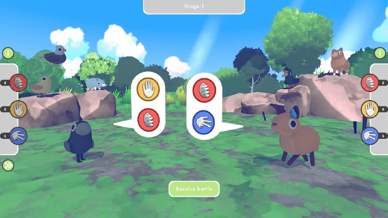 Beastly Tactics: Rock Paper Scissors screenshot