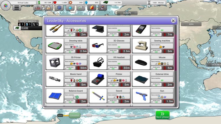 Console War Giant : A Turn-Based Tycoon screenshot