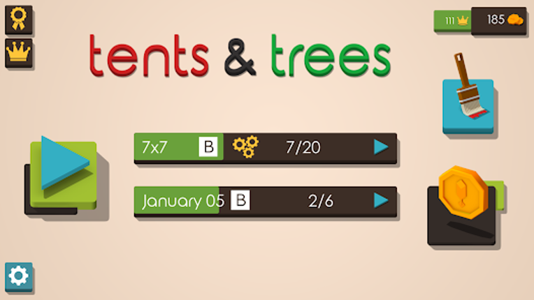 Tents and Trees Puzzles screenshot