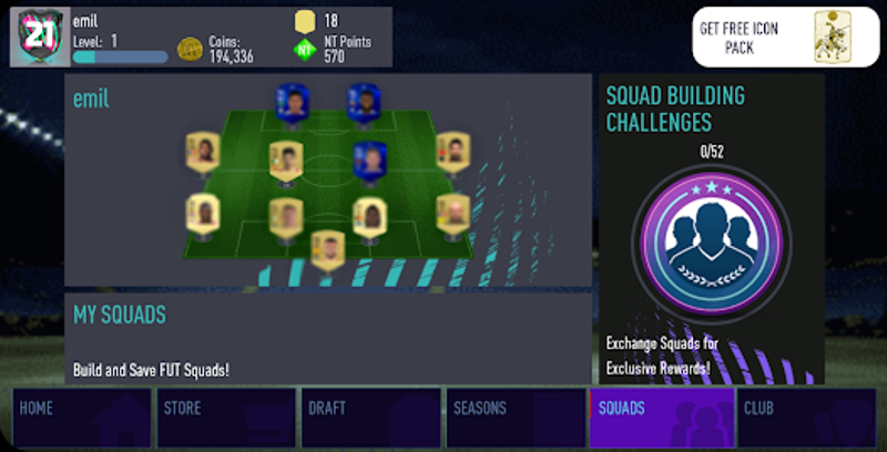 NT 21 Draft + Pack Opener screenshot