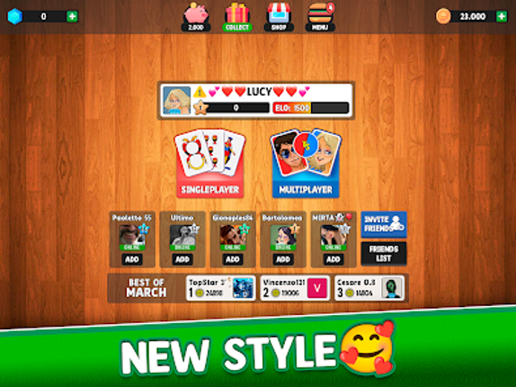 Scopa Più Online screenshot