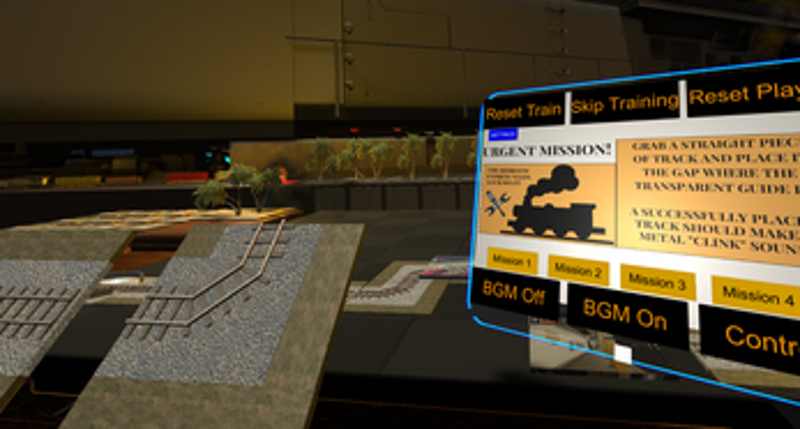 AllAboard | Train Track Building In VR Image