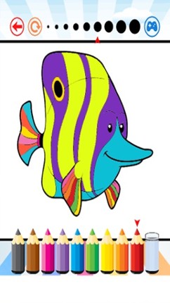 Mermaid Beach Coloring Book - Activties For Kid screenshot