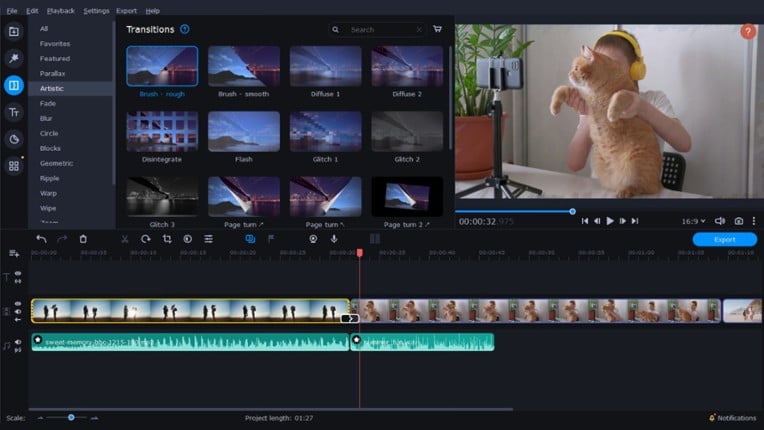Movavi Video Editor Plus 2022 - Video Editing Software screenshot