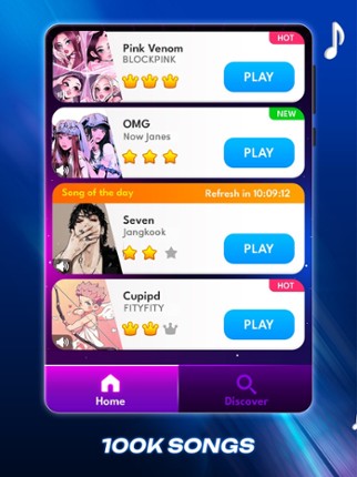 Piano Magic Sky 7: Music Games screenshot