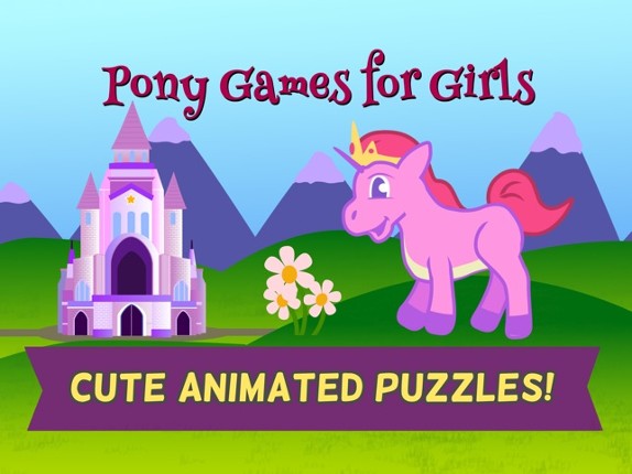Pony Games for Girls: Little Horse Jigsaw Puzzles screenshot