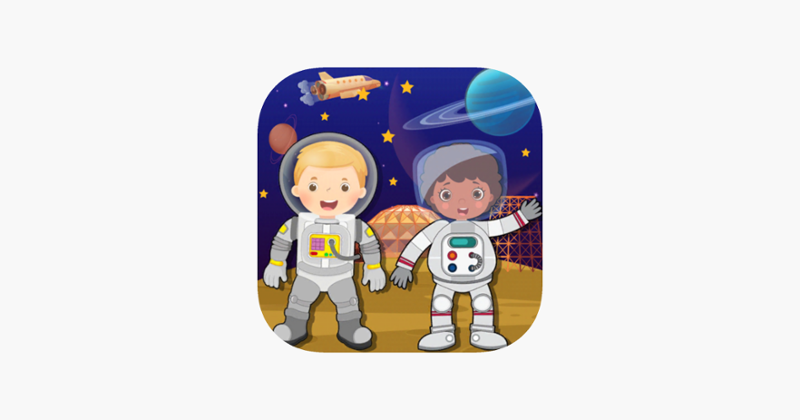 Pretend Play Space Town Game Cover