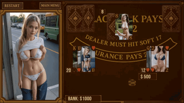 Realistic Futa Blackjack Image