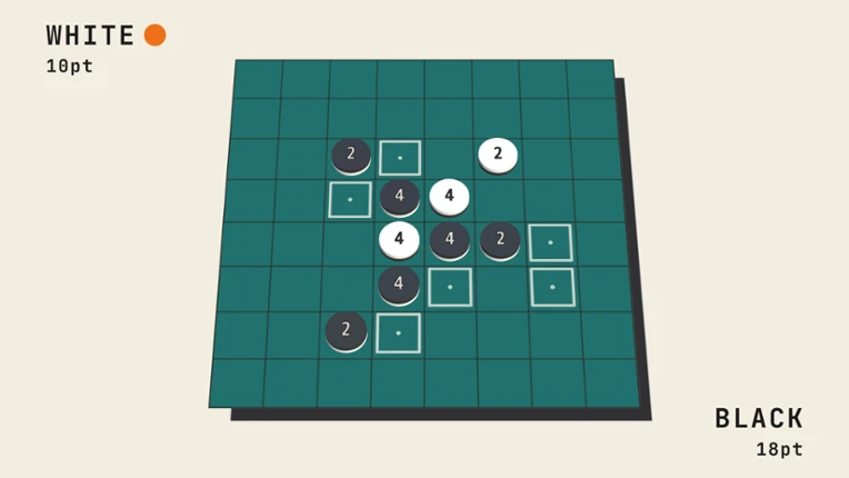 Reversi2048 screenshot