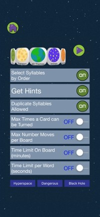 Syllable Word Search - School screenshot