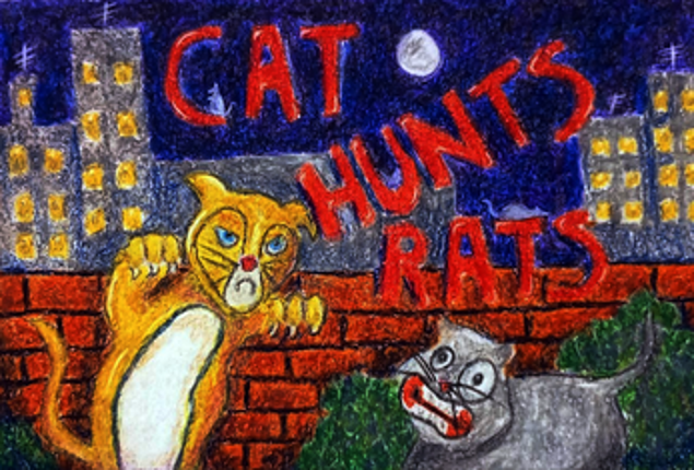 Cat Hunts Rats Image