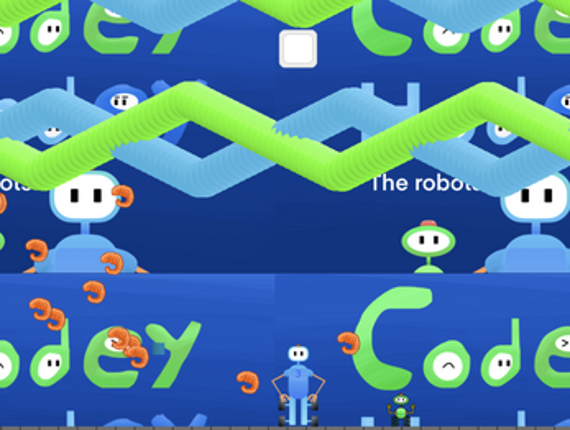 Codey and the Orange Alien attack! Image