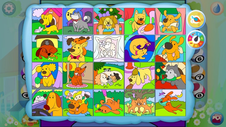 Color by Numbers - Dogs screenshot