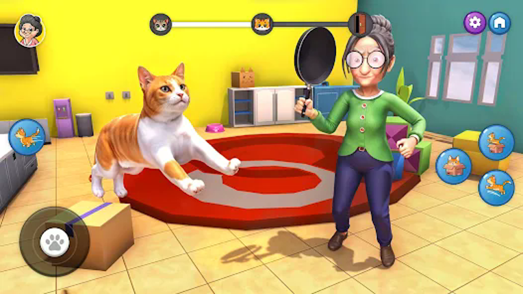 Cat Chaos: Granny House Image