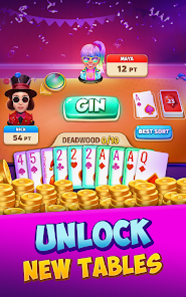 Gin Rummy Stars - Card Game Image