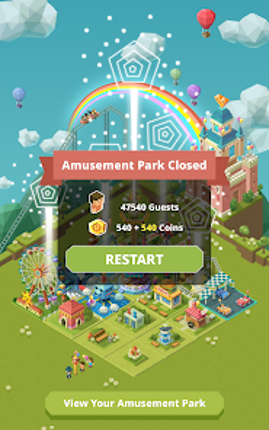 Merge Tycoon: 2048 Theme Park screenshot