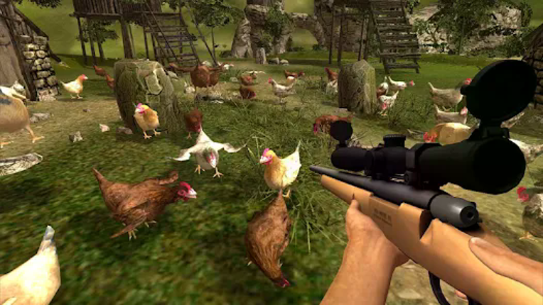 Chicken Gun Attack Shooter Image