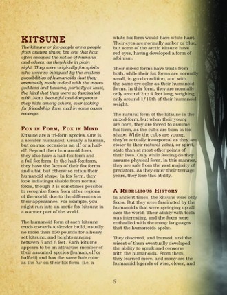 Ancestral Anthologies Vol. 2: Fox & Fae, Kitsune and Sylphs (5e) screenshot