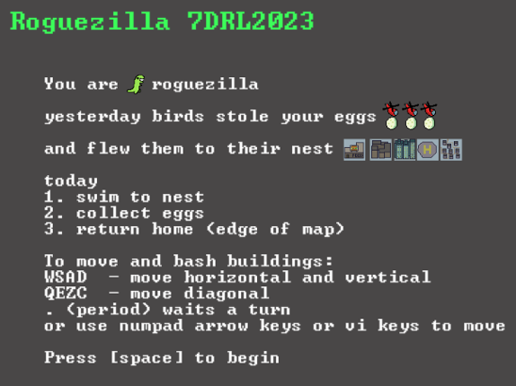 Roguezilla Game Cover