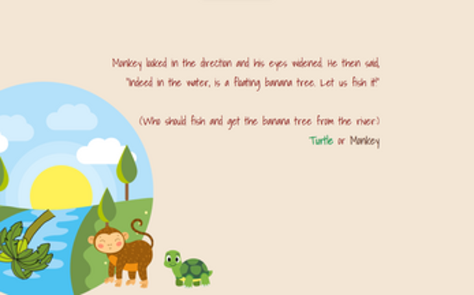 The Turtle and the Monkey - A Filipino Folktale screenshot