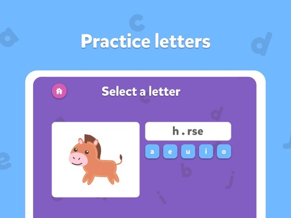 I learn to read screenshot