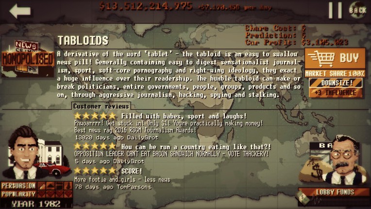 MEGALOMANIAC screenshot