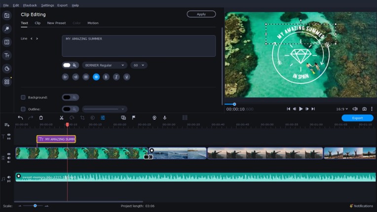 Movavi Video Editor Plus 2022 - Video Editing Software screenshot