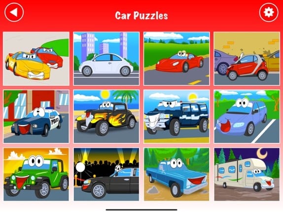 Trucks JigSaw Puzzle for Kids screenshot