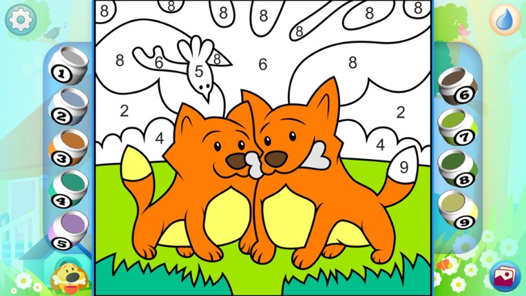 Color by Numbers - Dogs screenshot