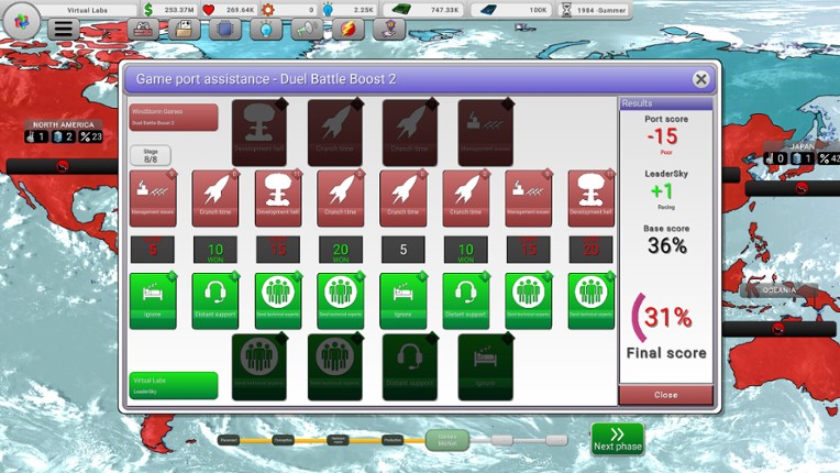 Console War Giant : A Turn-Based Tycoon screenshot