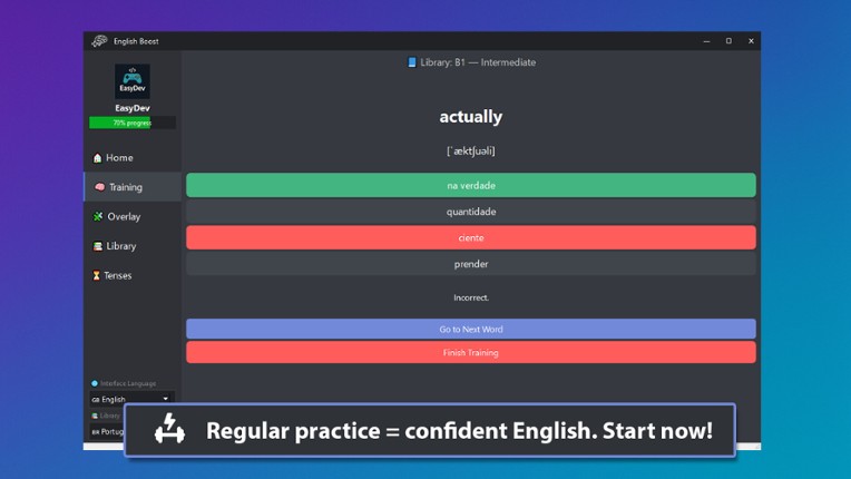 English Boost screenshot