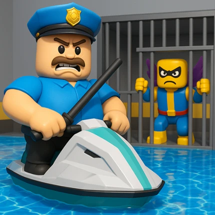 Prison Escape: Police Obby Run Image