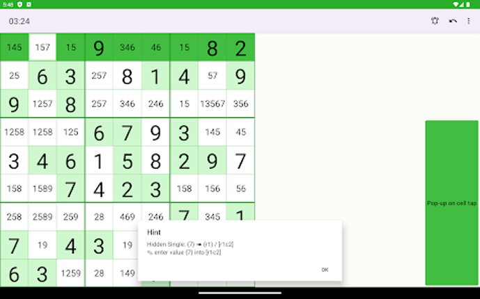 Open Sudoku screenshot