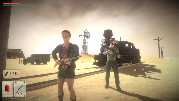 Gunslingers of the Wasteland vs the Zombies From Mars screenshot