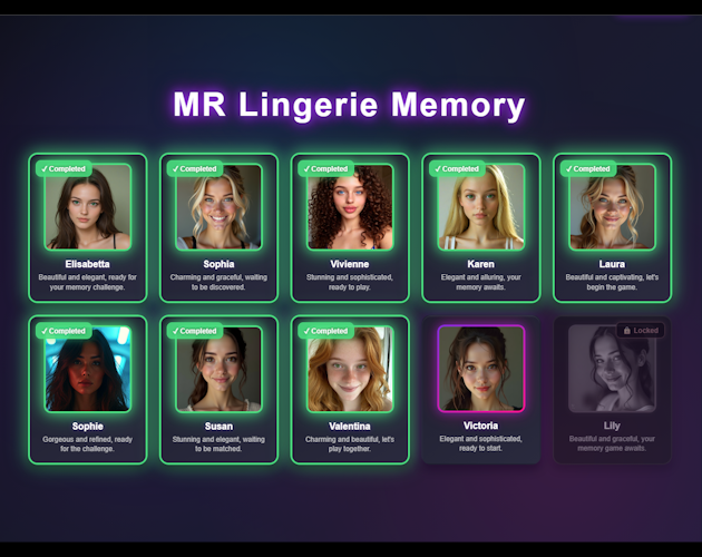 Games like MR Lingerie Memory