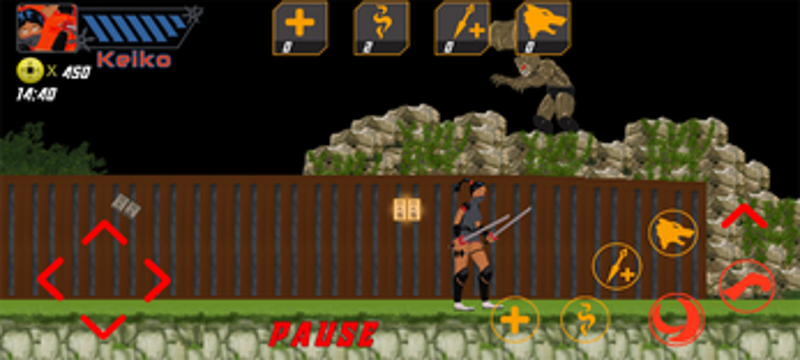 Ninja Star Curse of the Swords screenshot