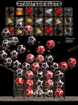 Poker Slots with Bingo Ball Bonus and Free Coins Image