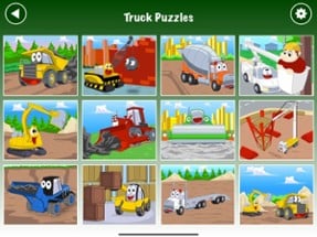 Trucks JigSaw Puzzle for Kids Image